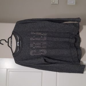 Old Navy XL Gray Long Sleeve Shirt